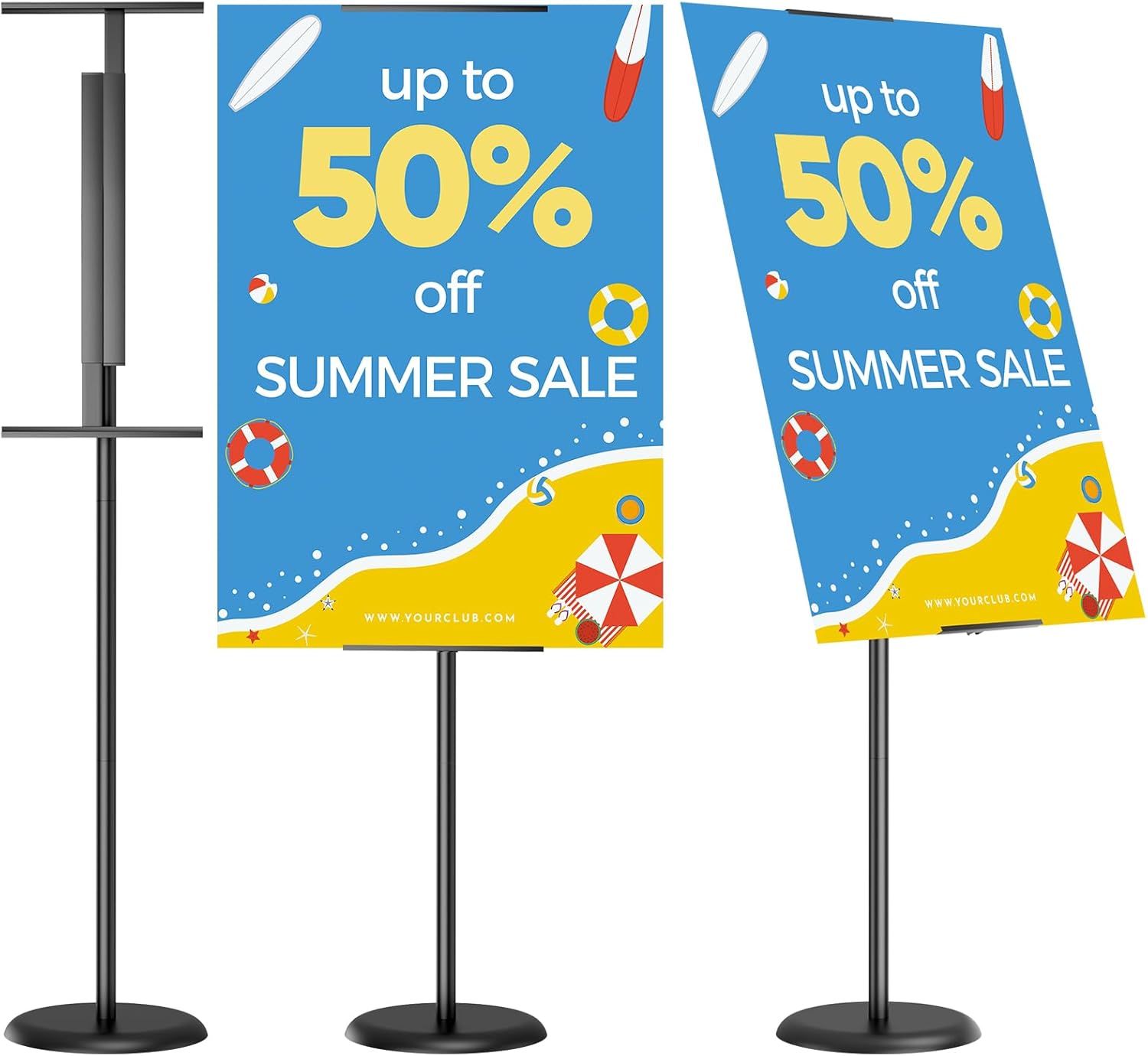 Adjustable Poster Stand for Display - Versatile Sign Holder