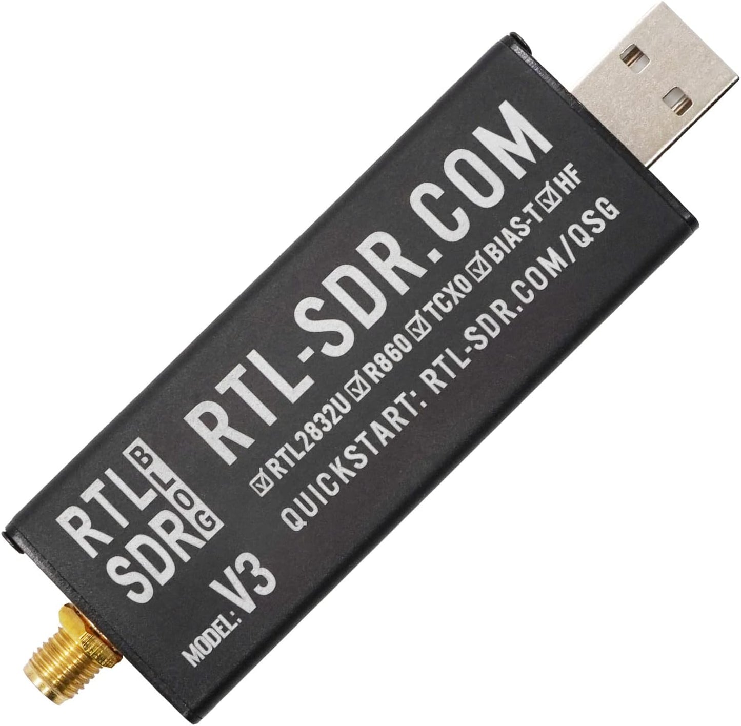 V3 R860 RTL2832U 1PPM TCXO SMA Software Defined Radio Review