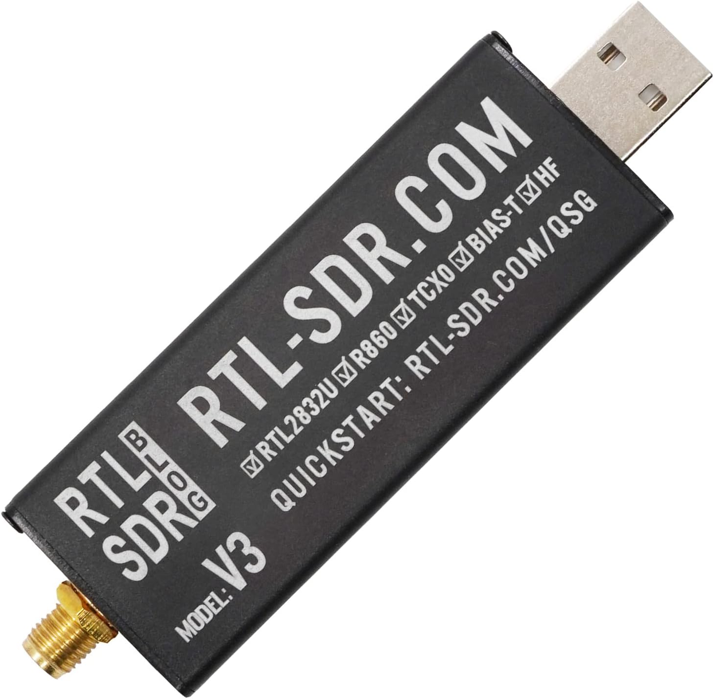 V3 R860 RTL2832U 1PPM TCXO SMA Software Defined Radio Review