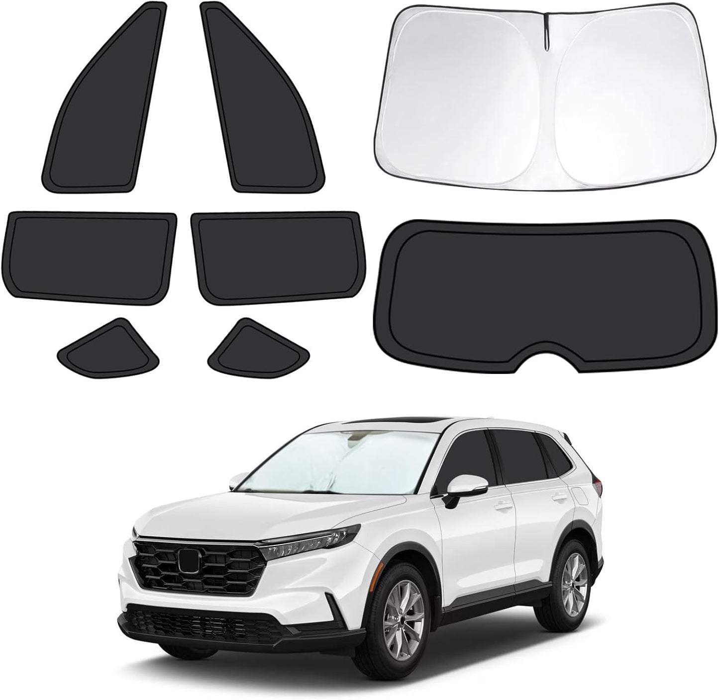 8pcs Car Window Shades for Honda CRV 2023 2024 2025 Models