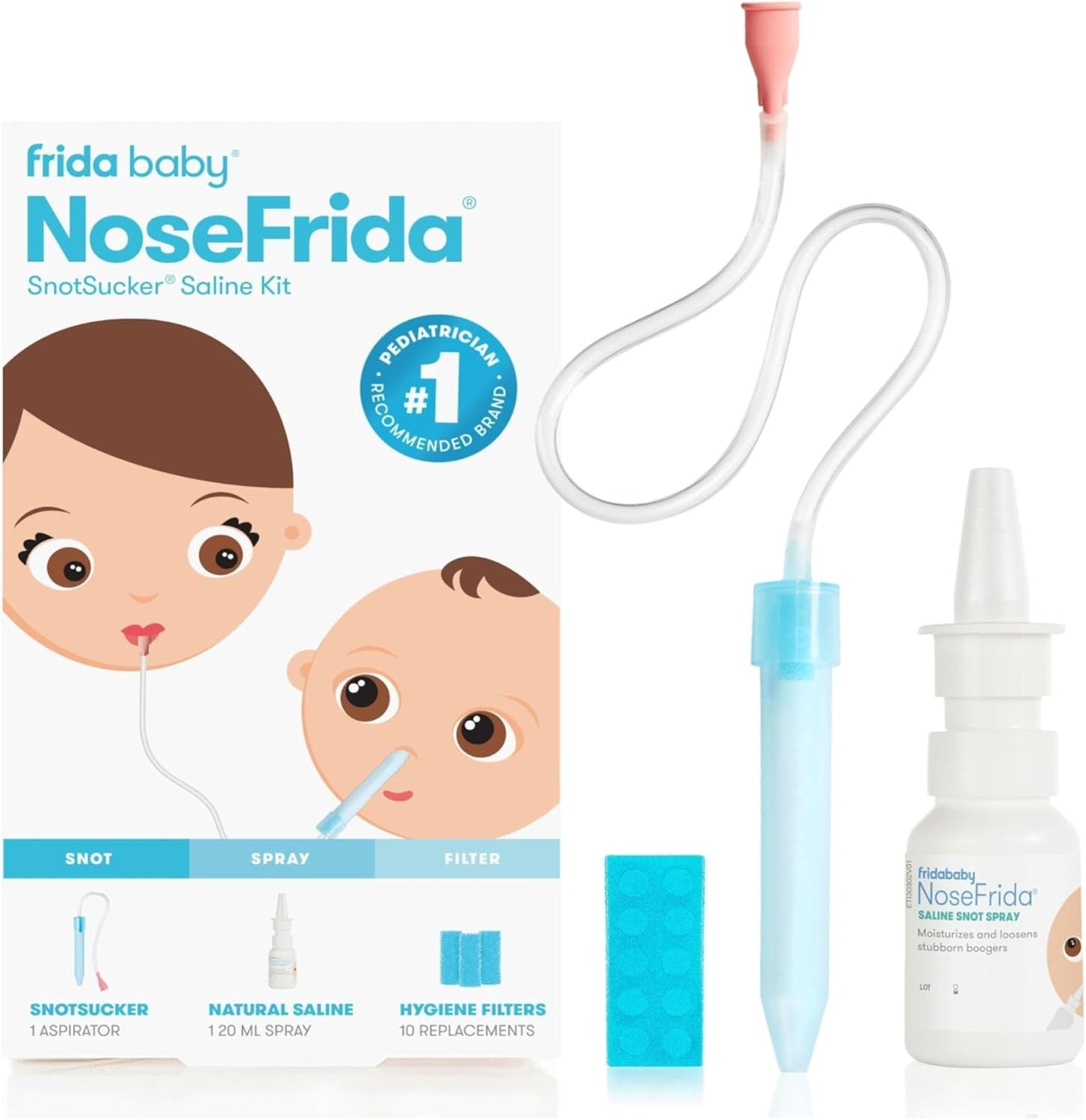 Frida Baby Saline Kit - Gentle Nasal Care