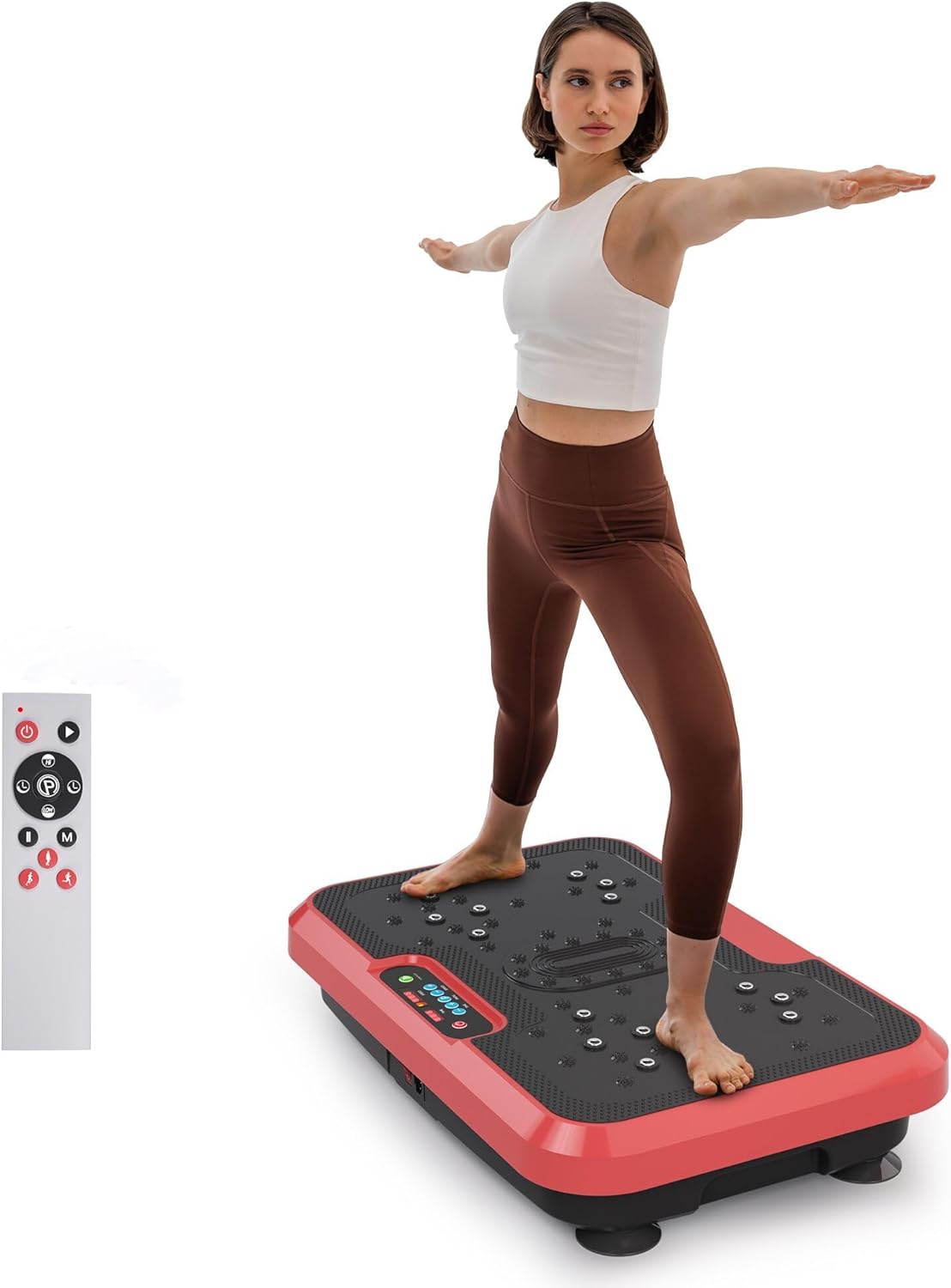 200-Speed Vibration Plate for Weight Loss & Toning - Quiet Home Fitness