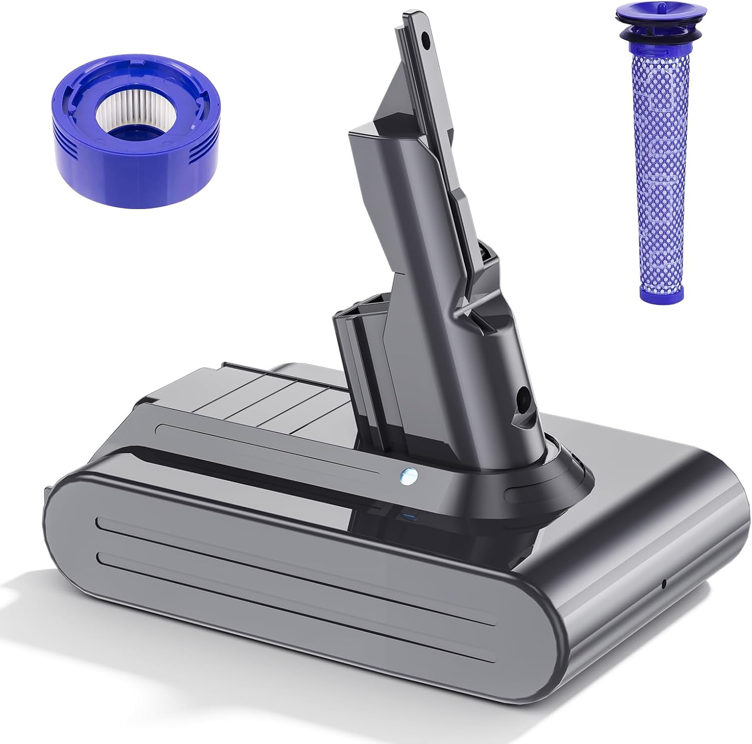 21.6V 7000mAh Dyson V7 Battery Replacement for Prolonged Cleaning