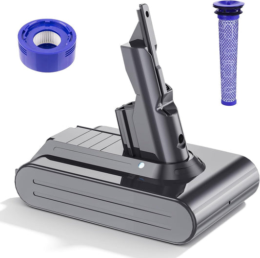 21.6V 7000mAh Dyson V7 Battery Replacement for Prolonged Cleaning
