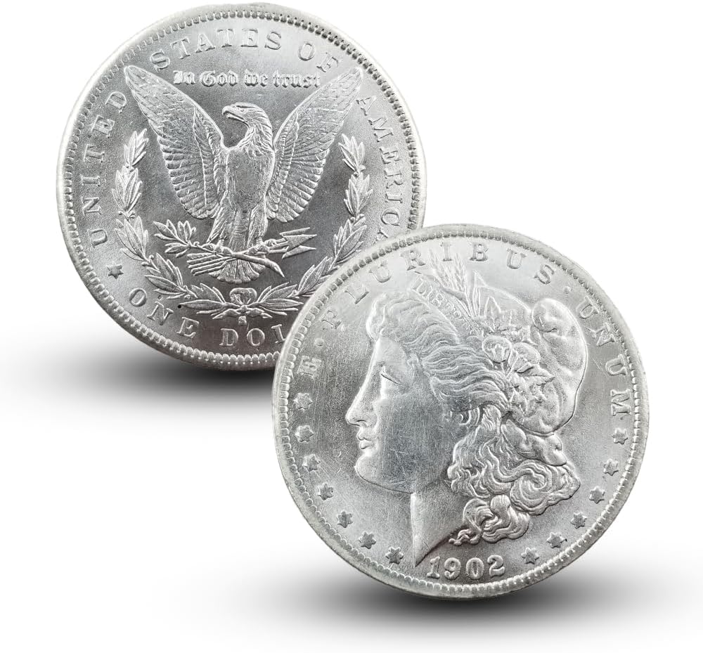 Antique 1902 S Morgan Silver Dollar Coins for Collectors