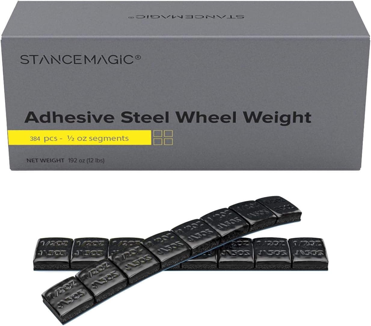 StanceMagic Adhesive Stick On Wheel Weights for Cars and Bikes