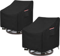 Okcool Outdoor Swivel Chair Cover 2 Pack - Waterproof, Wind Resistant