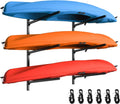 Heavy Duty Freestanding Kayak Storage Rack for Garage Use