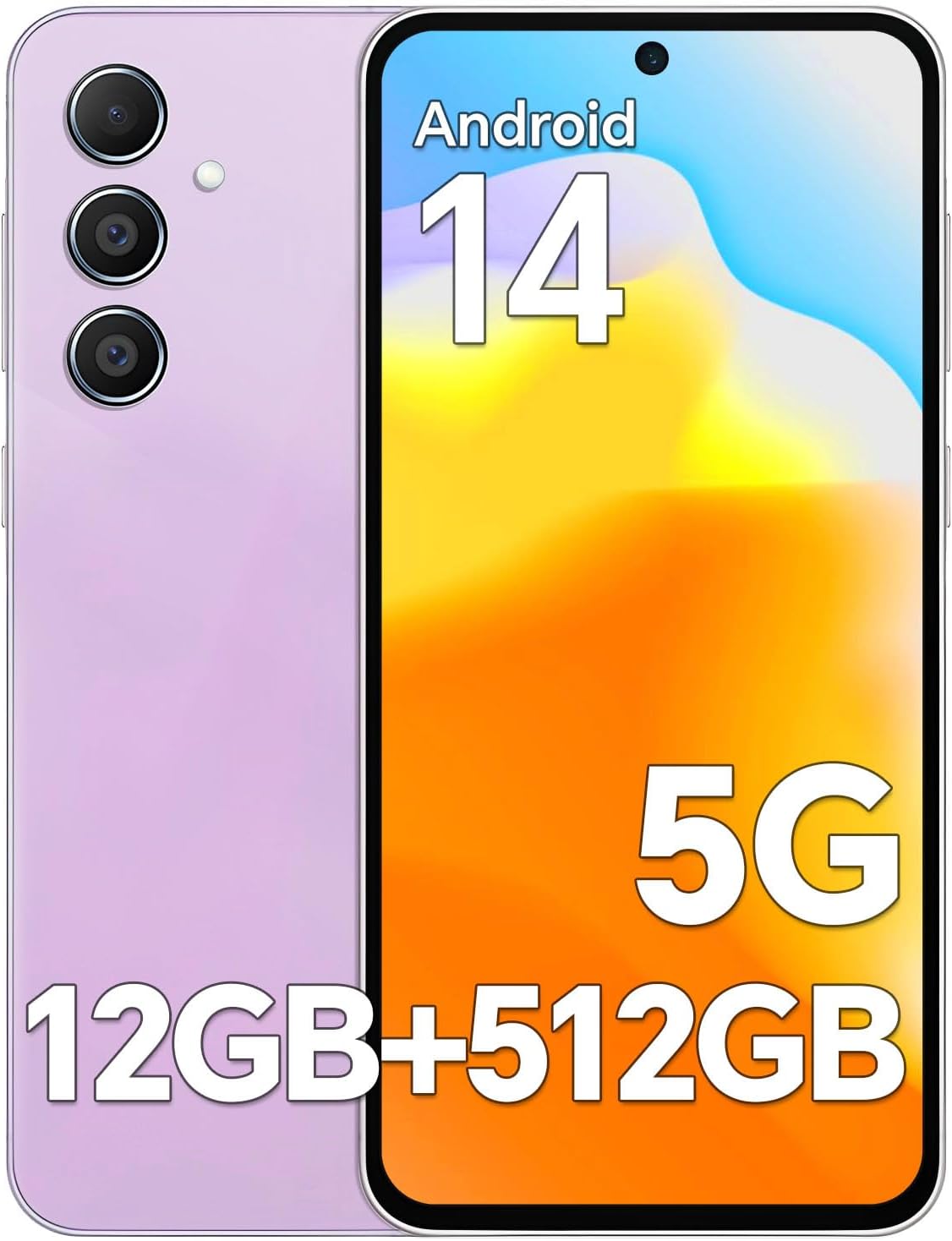 Z55 Unlocked Cell Phone with Snapdragon 888 and 5000mAh Battery