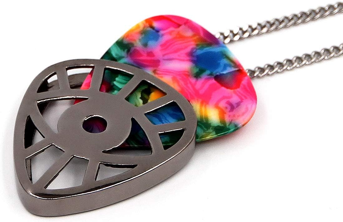 PICKRING: Stylish Guitar Pick Holder Necklace