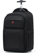 Rolling Backpack with Wheels 17.3 in Laptop Carry On - Travel Ready