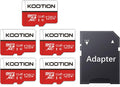 KOOTION 128GB Micro SD Card 5 Pack for Smartphones and More