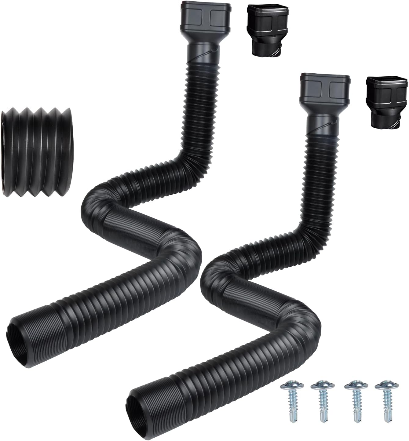 7ft Long Gutter Downspout Extensions for Flexible Drainage Needs