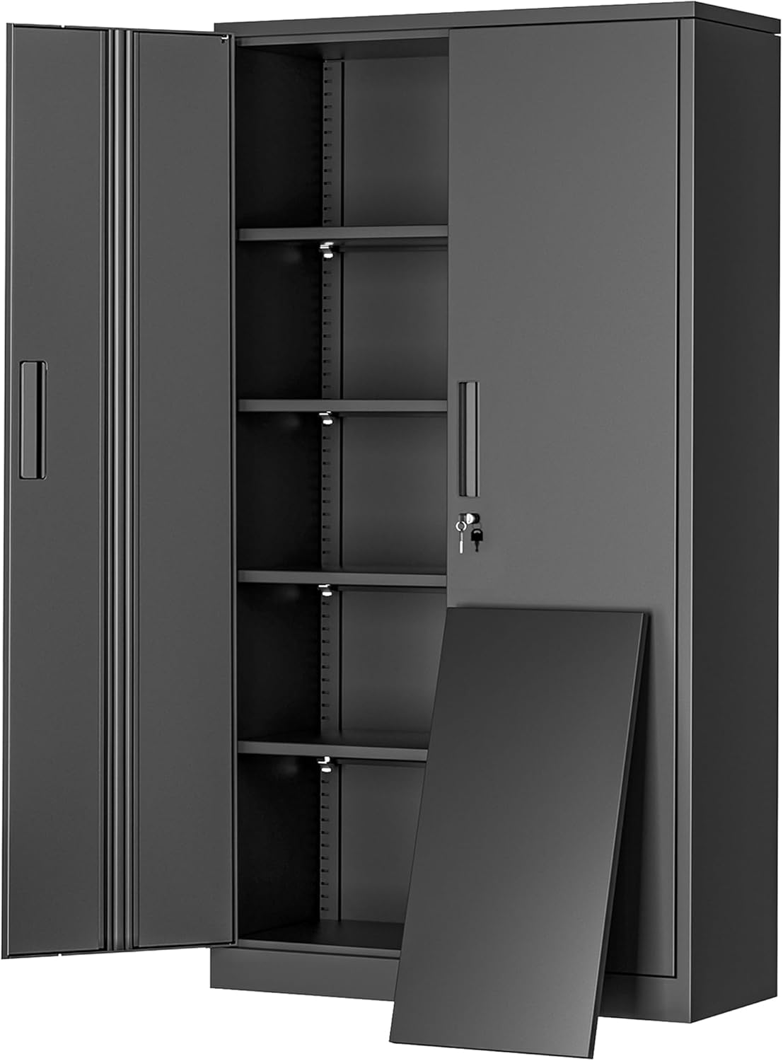 Greenvelly Metal Garage Storage Cabinet for Home Office and More
