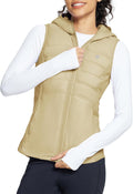 baleaf Women's Puffer Vest Hooded Slim Fit Lightweight Vest - Warm