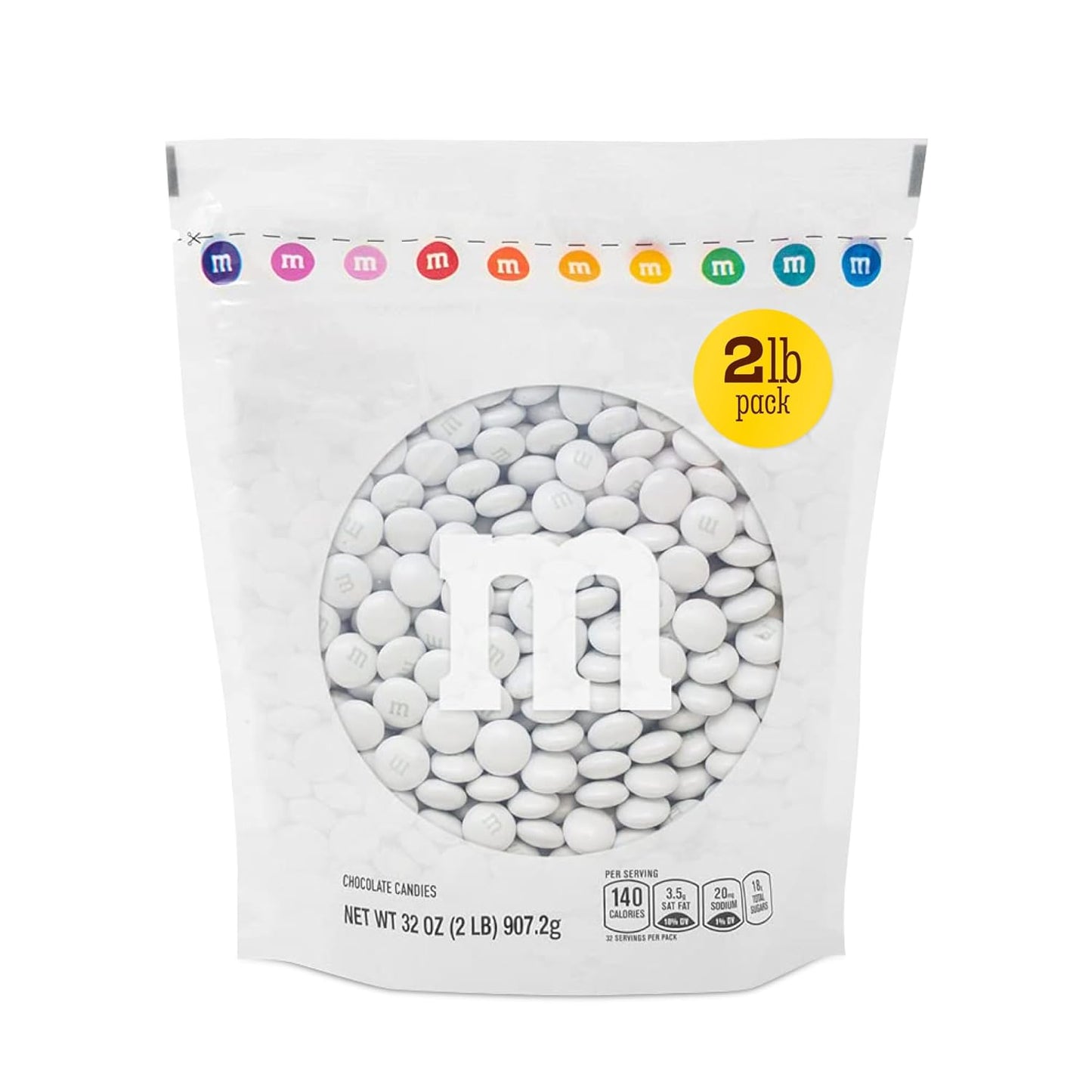 M&MS WORLD Pearl Milk Chocolate Bulk for Celebrations and Events