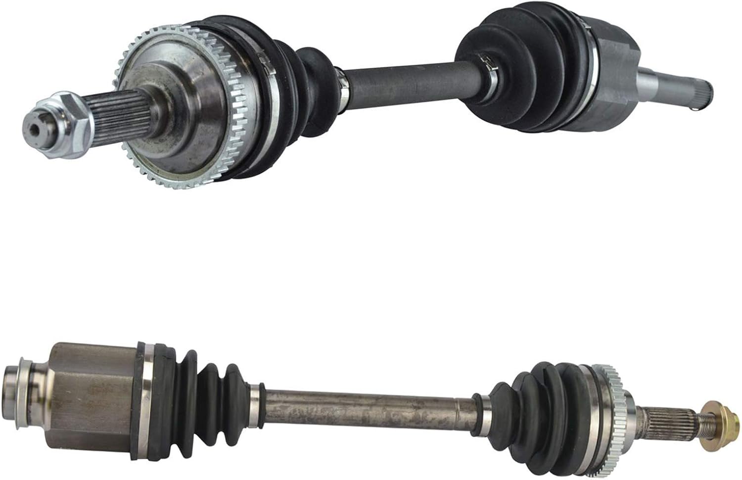 TRQ Front CV Axle Shaft Assembly Set for Ford Probe & Mazda 626