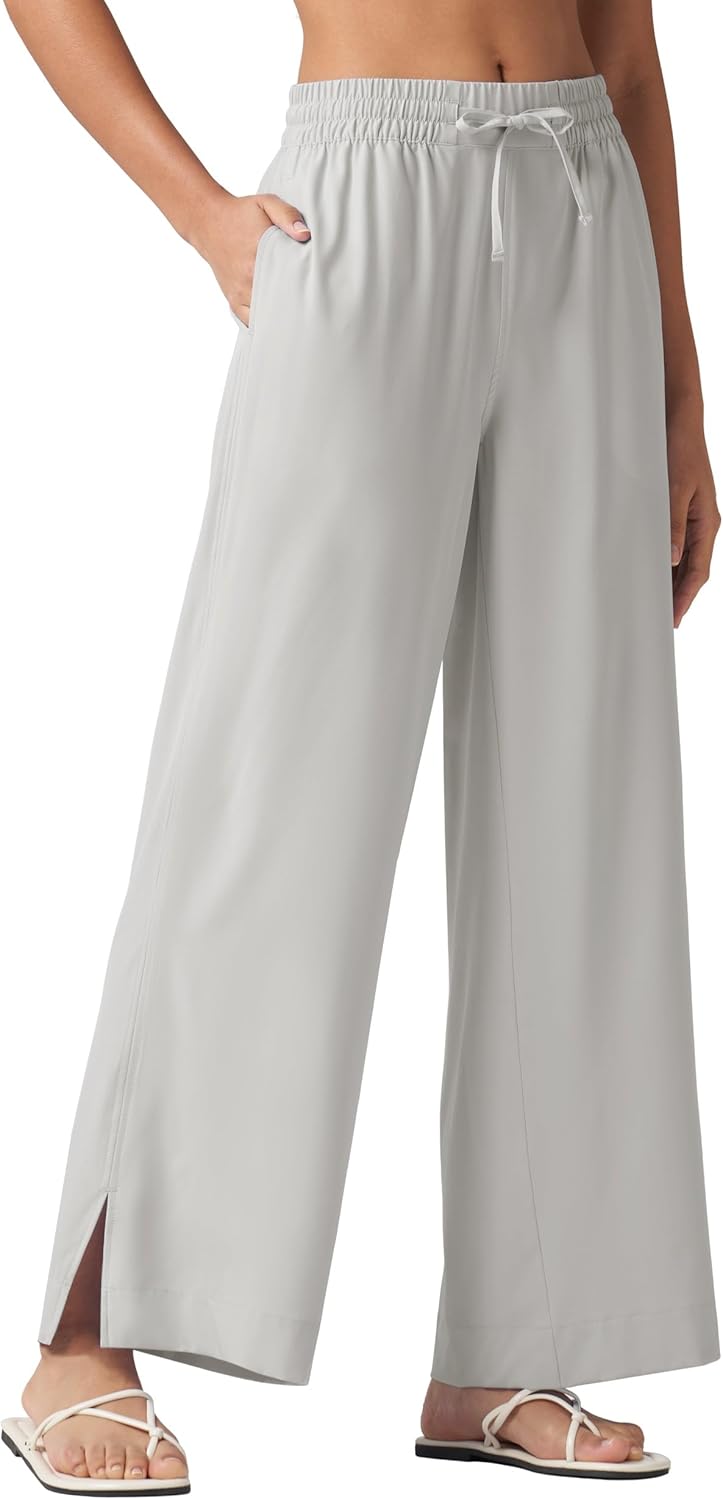 Willit Women's Wide Leg Pants for Beach and Travel Comfort