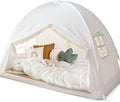 Razee Twin Bed Tent for Kids - Boho Canopy with Dual Doors
