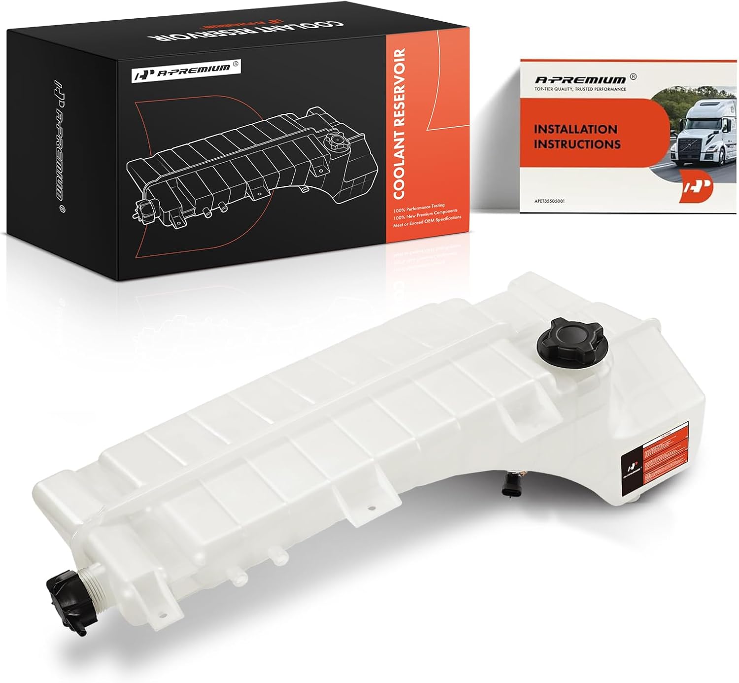 A-Premium Engine Coolant Reservoir for Volvo and Mack Trucks