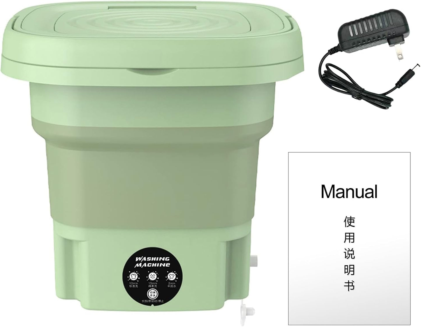 Portable Vibration Washing Machine - 3 Levels Timing