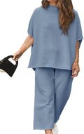 Beautife Plus Size 2 Piece Outfits for Women - Cozy Lounge Set