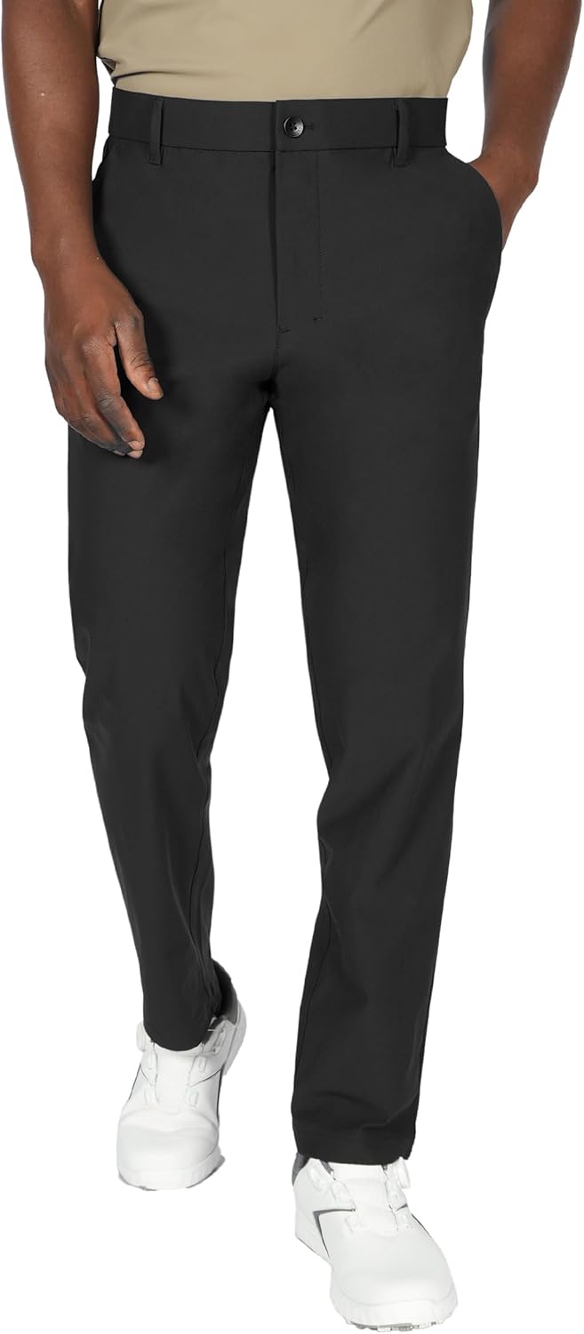 Soojun Men's Golf Pants Lightweight Quick Dry Tech Dress Pants