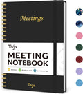 Meeting Notebook For Work Organization - Work Planner Notebook