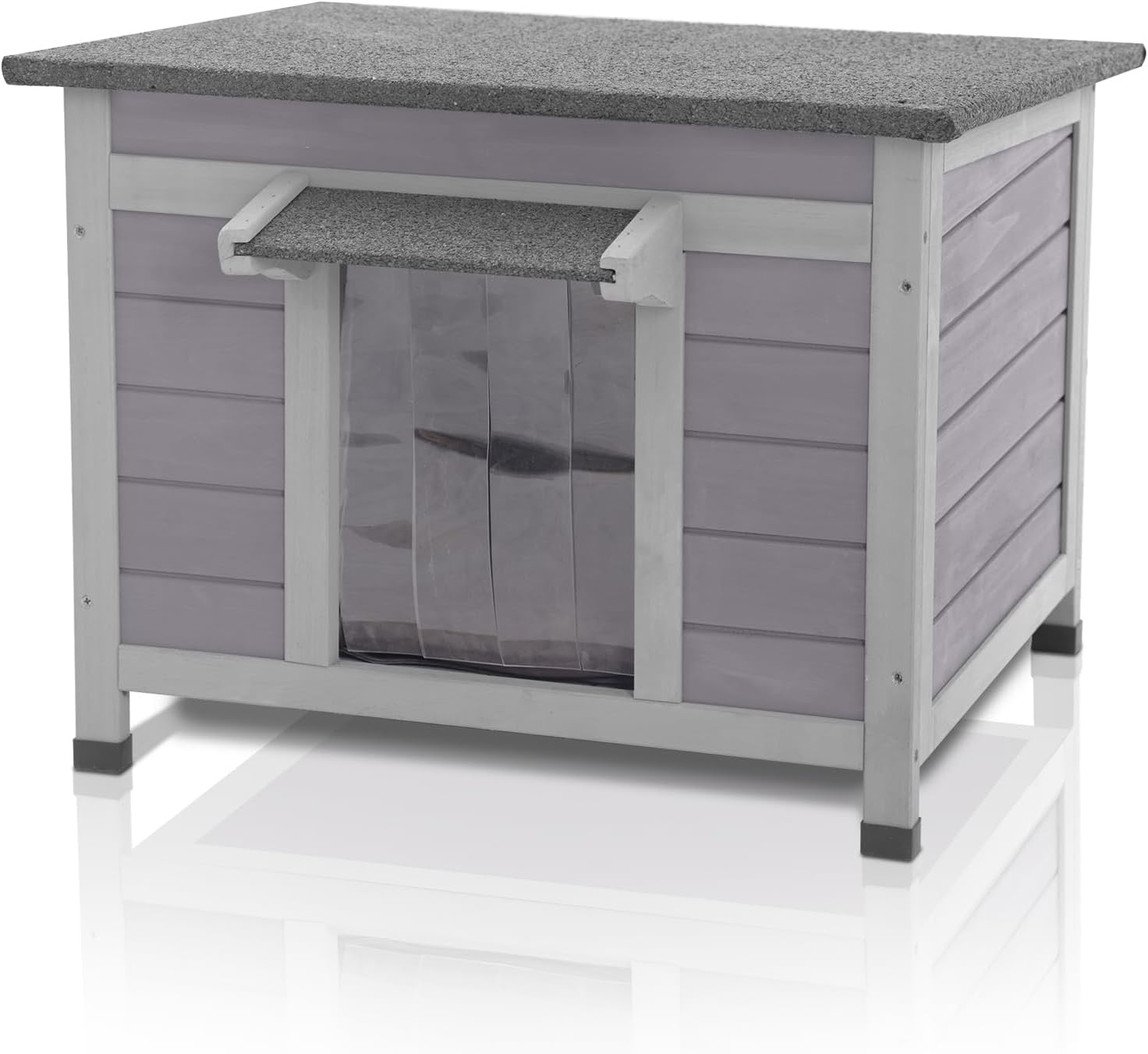 GUTINNEEN Outdoor Cat House for Feral Cats and Small Pets