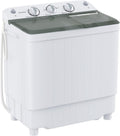 Sustainova Compact Twin Tub Washer: 9.9 Lbs Capacity for Home & Travel