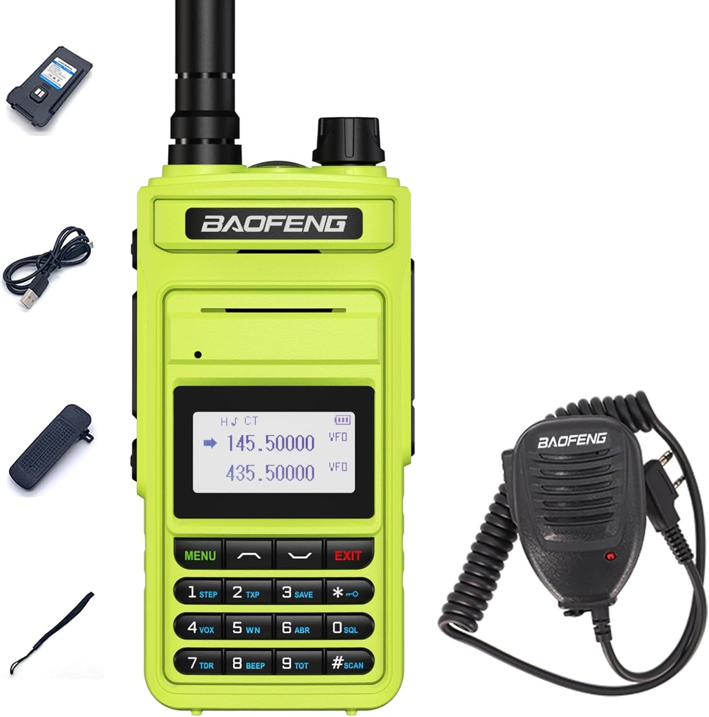 BAOFENG P15UV USB-C Two Way Radio Long Range Waterproof Walkie Talkie