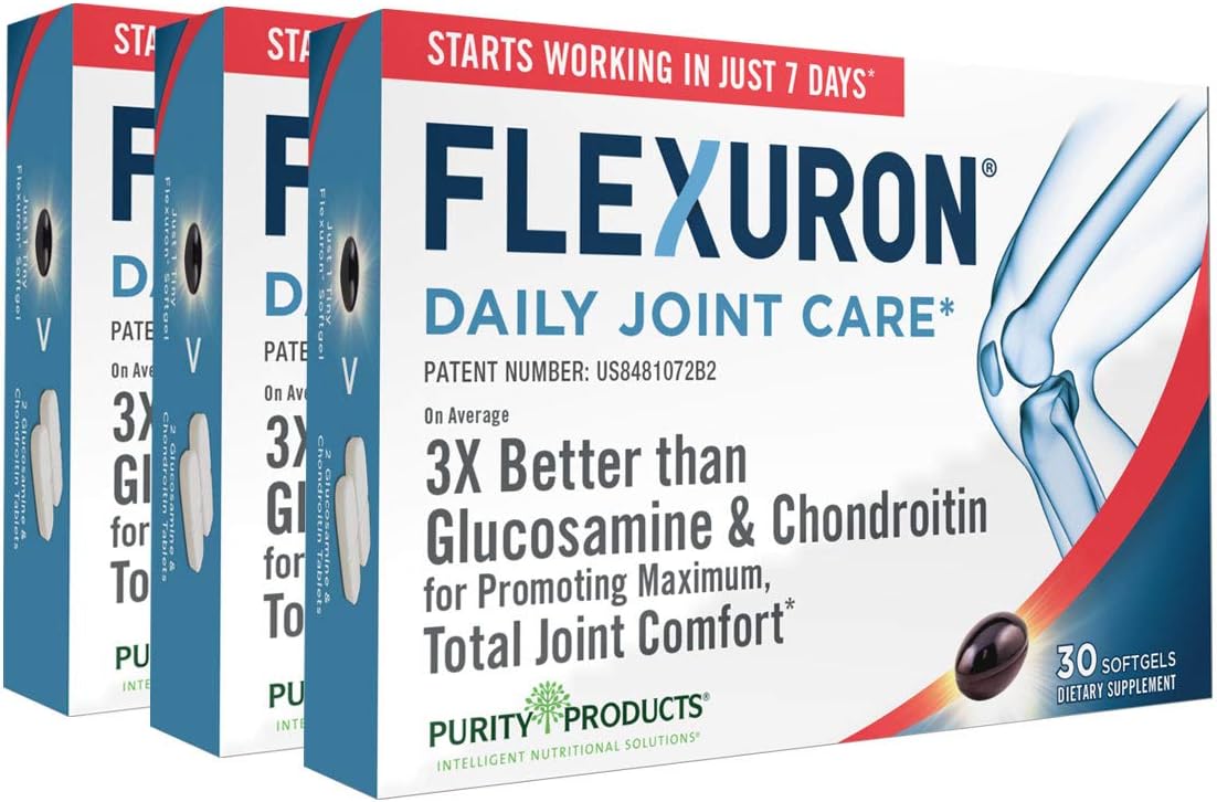 Flexuron Joint Formula: 3X Better Than Glucosamine & Chondroitin