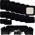 Outdoor Cushion Covers Replacement 14 Pcs Patio Cushion Covers Set