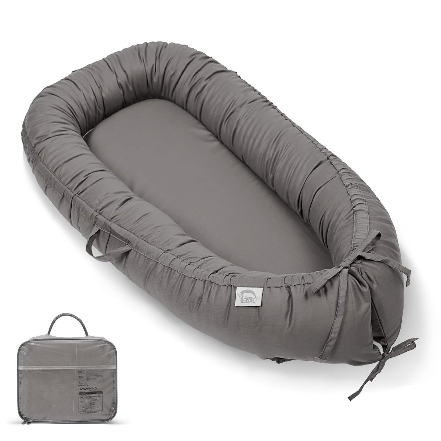 Baby Lounger for Newborns - Soft, Portable Infant Nest Cover