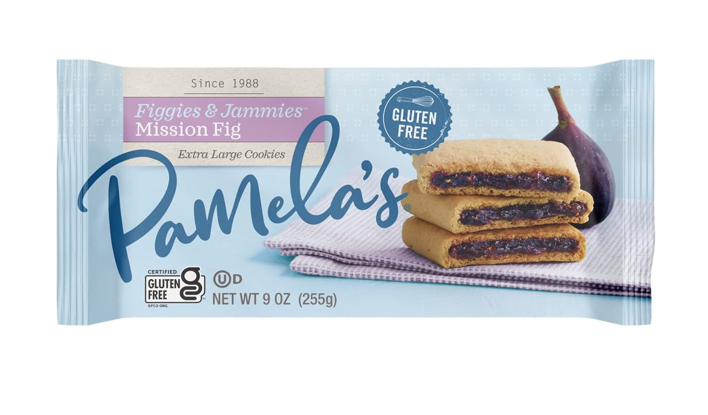 Pamela's Gluten Free Figgies & Jammies Cookies, 9 Ounce Pack