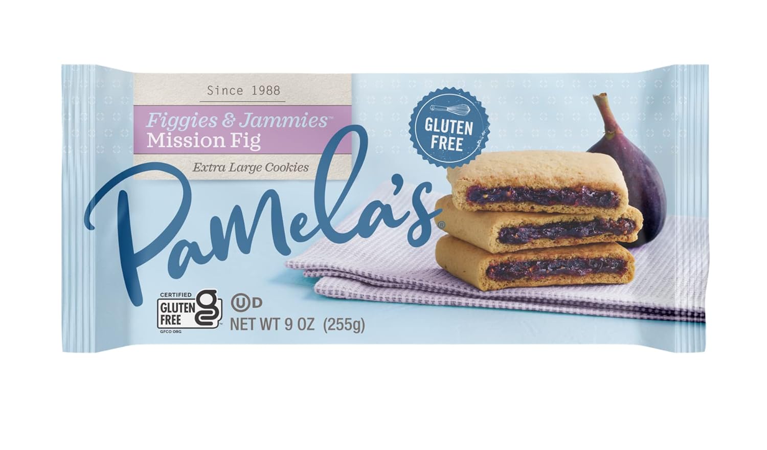 Pamela's Gluten Free Figgies & Jammies Cookies, 9 Ounce Pack