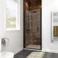 Frameless Pivot Shower Door 29.5-31 in W x 72 in H - Matte Black