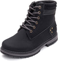 Athlefit Women's Waterproof Hiking Combat Ankle Boots - Versatile
