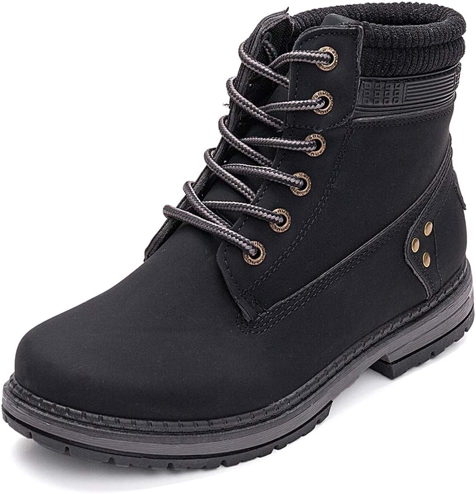 Athlefit Women's Waterproof Hiking Combat Boots for All-Weather Use