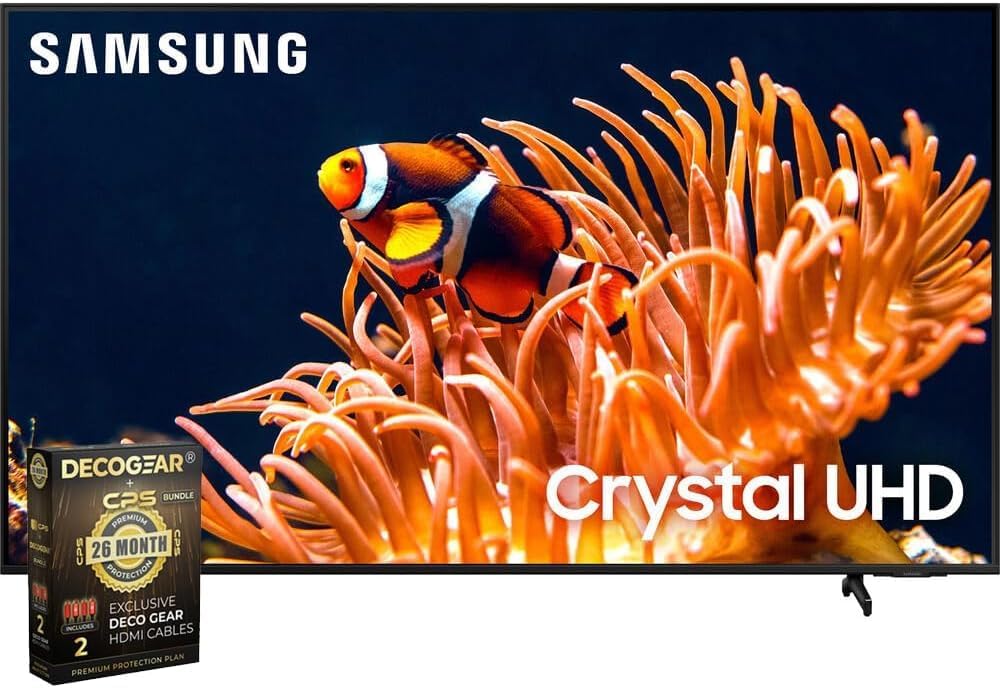Samsung 43 Inch DU8000 Crystal UHD LED 4K Smart TV Bundle Review