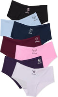 PINK No Show Cheekster Panty Pack for Women - 5-Pack Cheeky