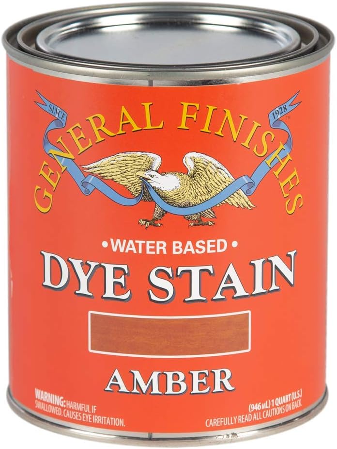General Finishes Water Based Dye for Deep Rich Wood Tones