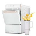 Nugget Ice Maker Countertop 38lbs/24H - Chewable Pellet Ice for Home