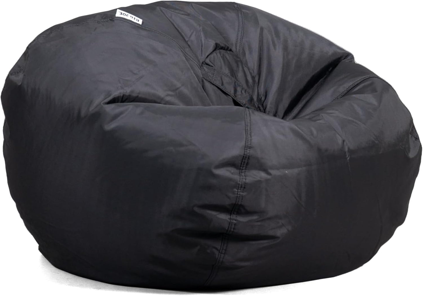 Cozy Comfort: Big Joe Classic Bean Bag Chair, Black Smartmax