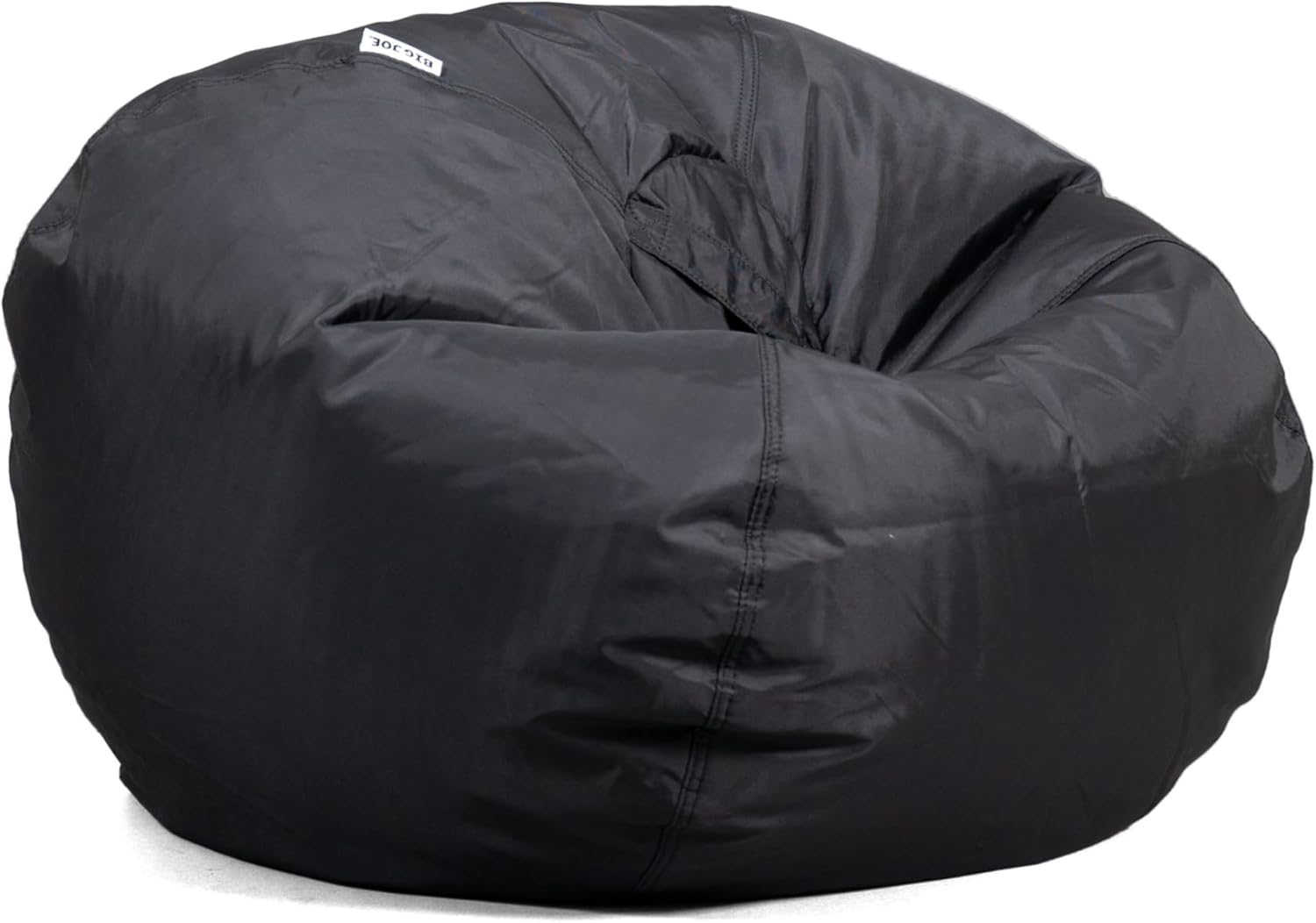 Cozy Comfort: Big Joe Classic Bean Bag Chair, Black Smartmax