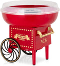 Mini Cotton Candy Machine for Kids - Red Retro Sugar Candy Maker