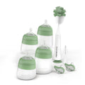 Nanobebe Silicone Baby Bottle Flexy Set with Anti-Colic Nipples - Sage