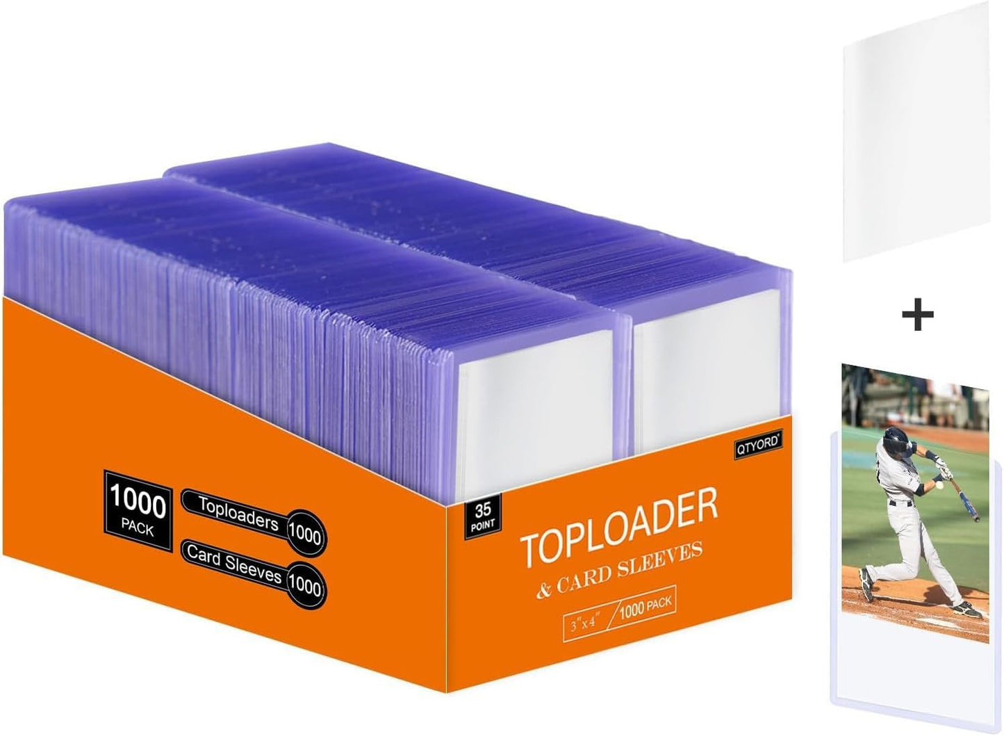 2000Pcs Clear Top Loaders for Cards - Ultimate Card Protection