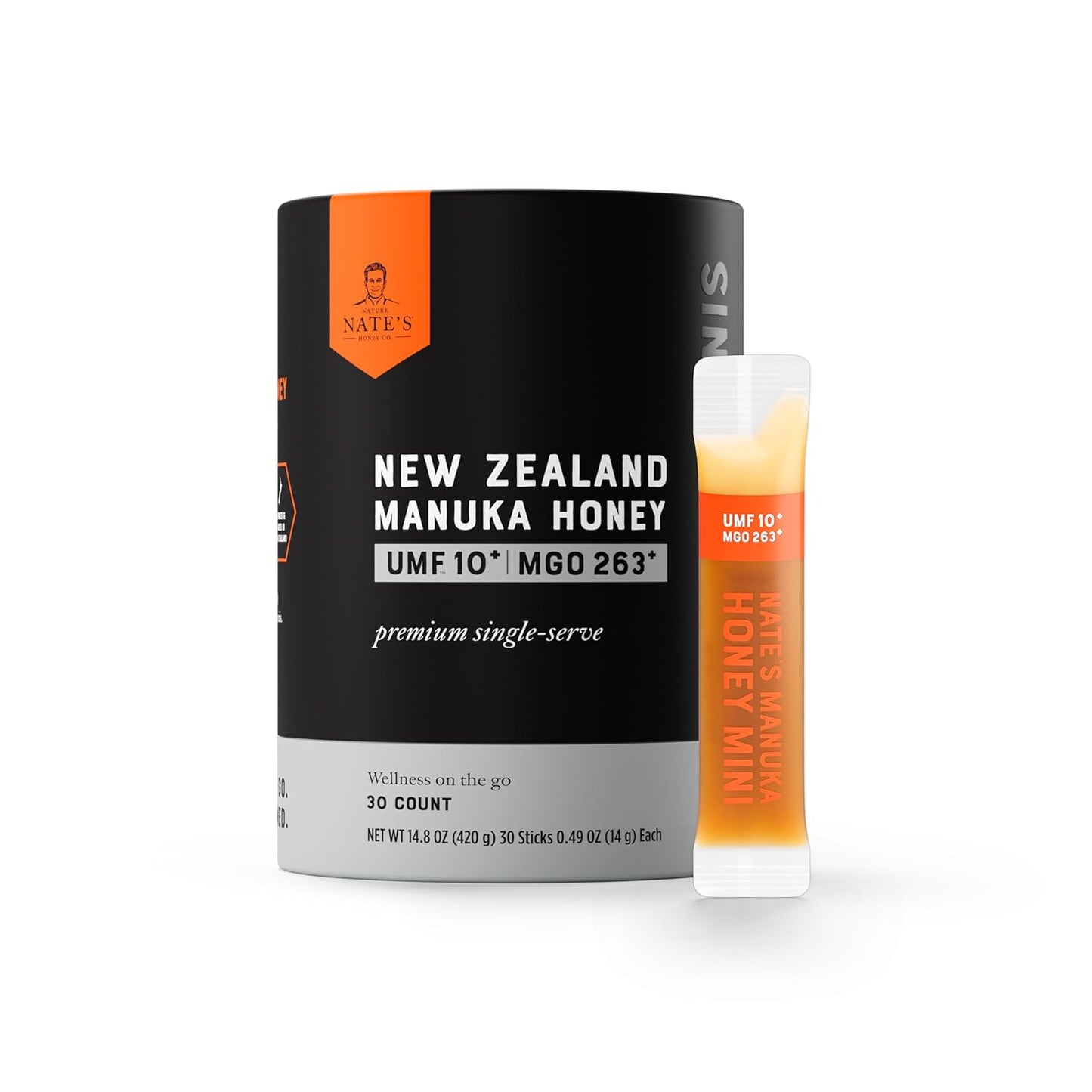 Nate's Manuka Honey Minis - Pure Wellness in Convenient Packets