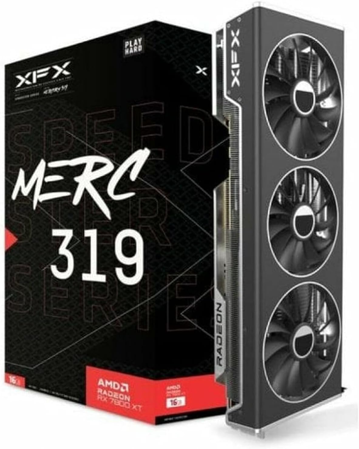 XFX Speedster MERC319 RX 7800 XT Black Gaming Graphics Card Review